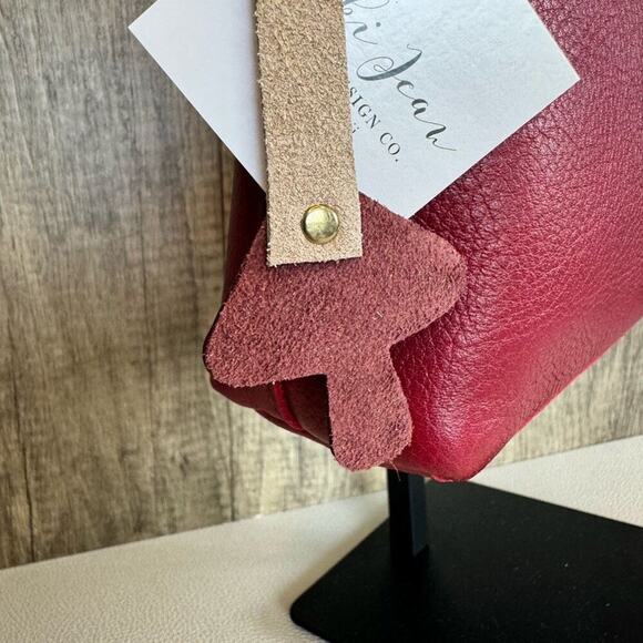 Mushroom Leather Bag Charm Leather Purse Keychain NEW FAST SHIP - Picture 7 of 8